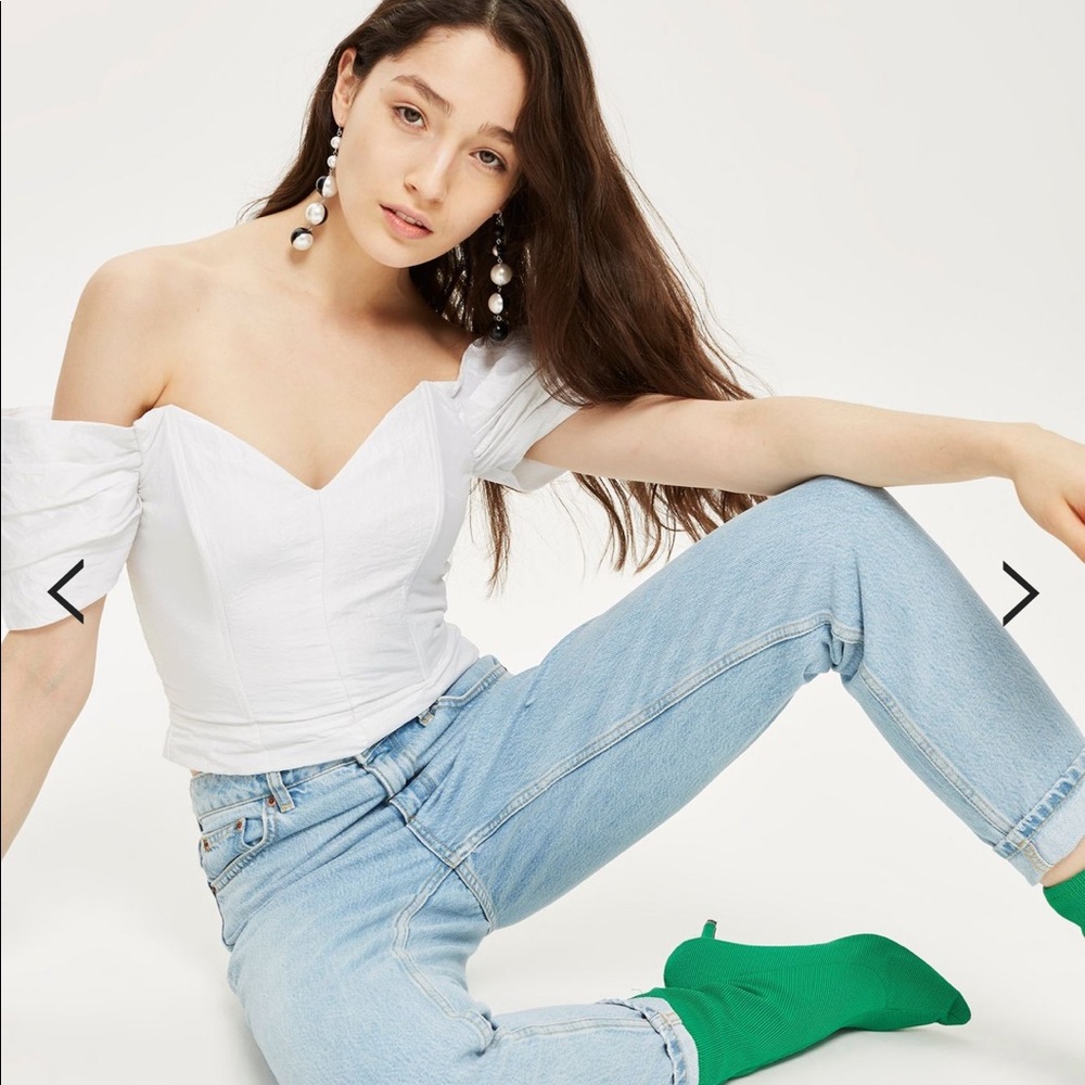 Topshop Petite Mom Jeans